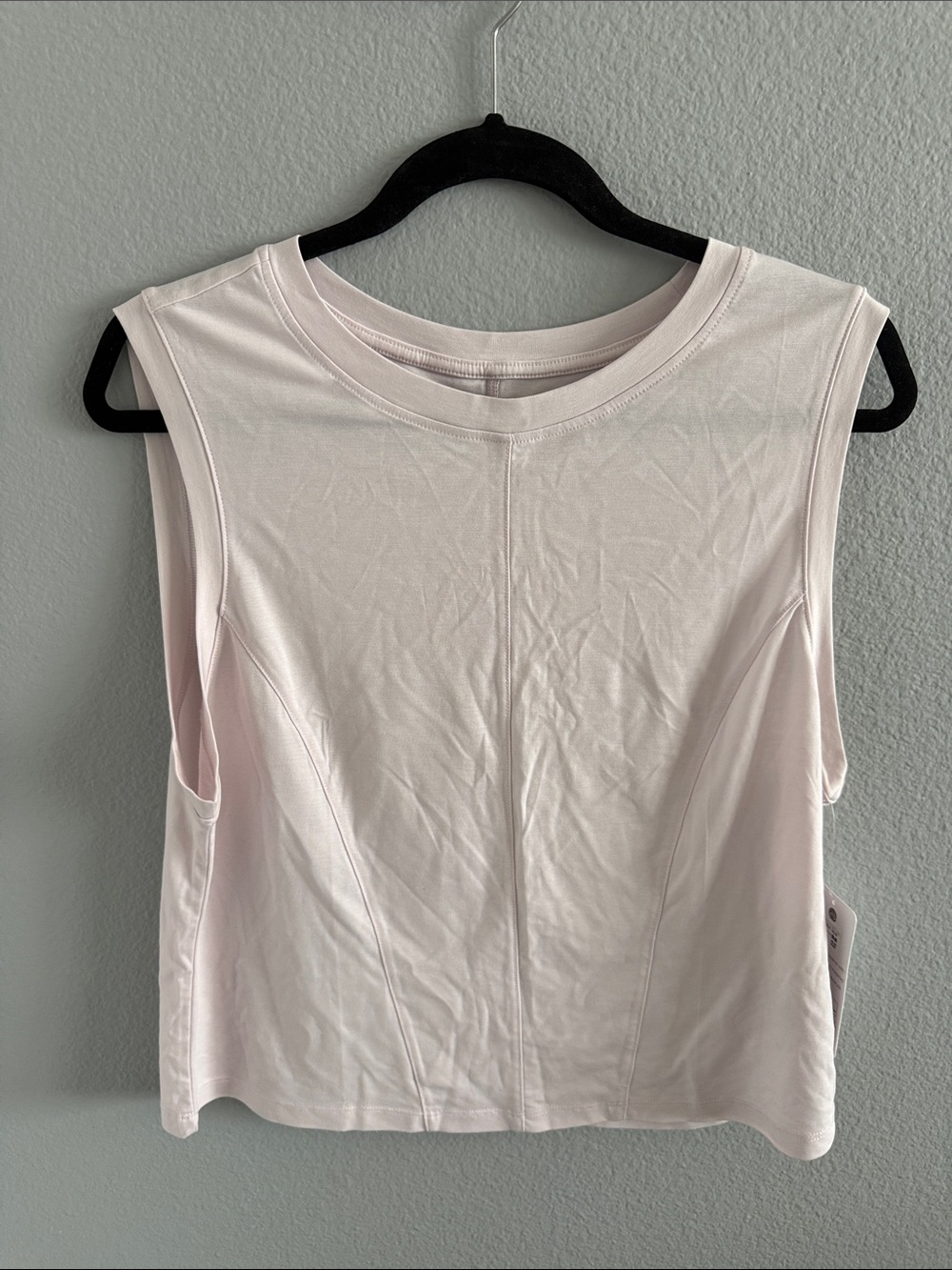 NWT Apana Pale Pink Sleeveless Active Top